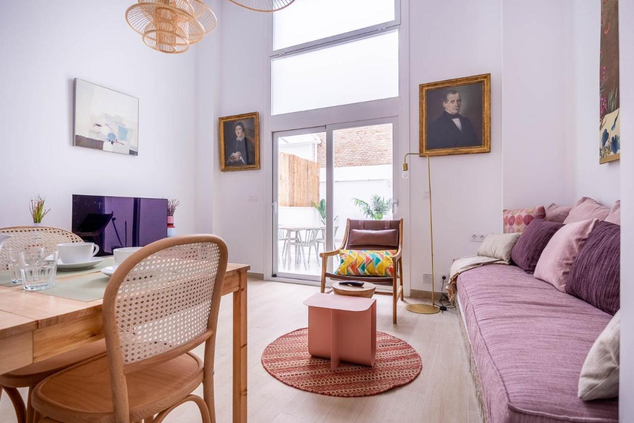 Appartement Pop Art Historia De Conde Negro Con Patio Privado à Séville Extérieur photo