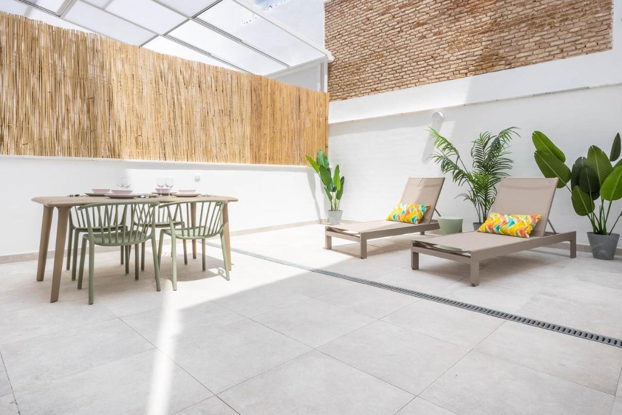 Appartement Pop Art Historia De Conde Negro Con Patio Privado à Séville Extérieur photo