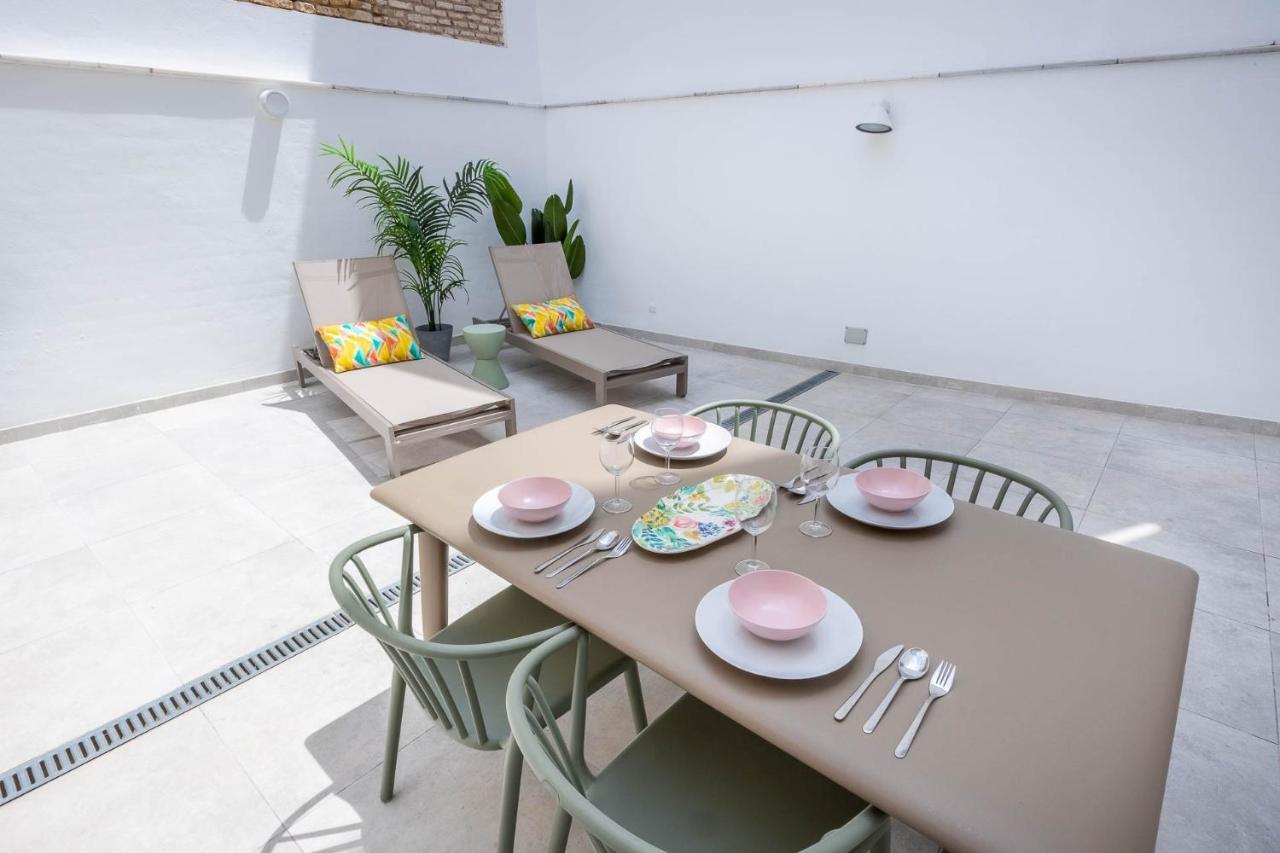 Appartement Pop Art Historia De Conde Negro Con Patio Privado à Séville Extérieur photo